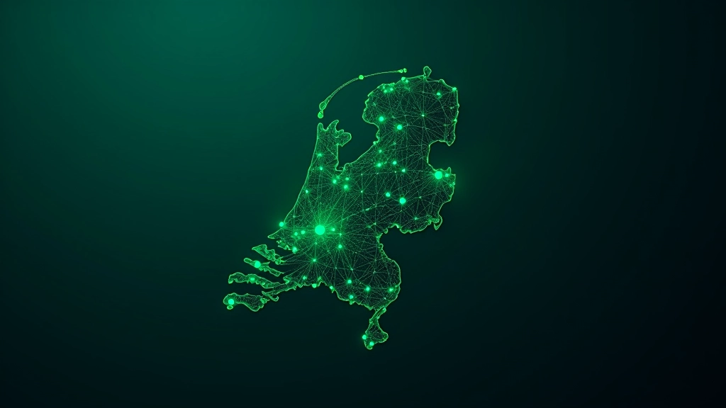 CDN network map showing Dutch data centers